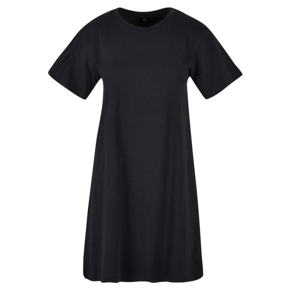 Build Your Brand Womens/Ladies T-Shirt Dress / Black